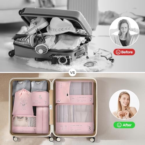 Packing Cubes, Packing Cubes for Suitcases, Suitcase Organiser Bags, Travel Packing Cubes, Travel Cubes, Packing Cube - Image 3