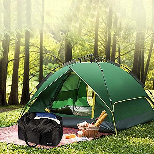 Large Travel Duffle Bag, 96L Extra Waterproof Holdall Lightweight Foldable Duffel Bag for Men Women, Black - Image 6