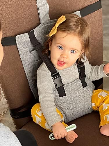 Baby Chair Safety Seats with Straps High Chair Harness Seat Toddler Travel high Chair seat Travel Booster Seat highchair Harness Portable Seat Strap for Travel/Home/Restaurants/Shopping - Image 7