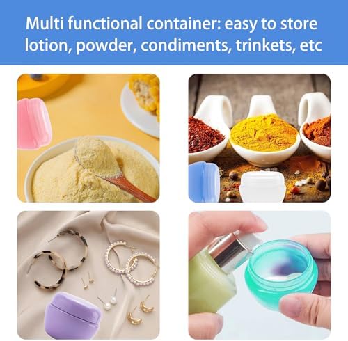 6PCS Travel Pots for Toiletries Waterproof Seal Travel Pots Leakproof Plastic Travel Containers Sets Travel Pots for Cream Travel Containers for Toiletries Lotion Travel Bottles Accessories - Image 4