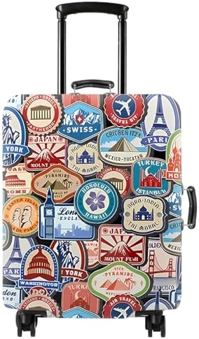 Kaket Suitcase Cover, Elastic Luggage Cover for 18-28Inch Luggage, Travel Suitcase Covers, Dustproof & Scratchproof Luggage Protector