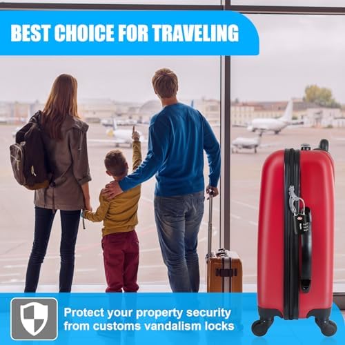 Diyife TSA Luggage Locks, [2 Pack] 3-Digit Security Suitcase Locks, Combination Padlock for Suitcases Flexible Cable Travel Lock, TSA Approved Luggage Locks for Suitcases Travel Luggage Bag Case - Image 4