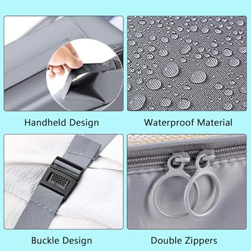 9-Piece Travel Packing Cubes Set, Luggage Organizer Bags, Waterproof Storage Pouches, Suitcase Packing Organizers, Travel Essentials - Image 3
