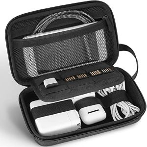 Travel Accessories Organizer Case, Gadget Pouch Portable Electronic Pouch for MacBook Power Adapter, Cable, Stylus Pen, SD Card, Power Bank, USB Flash Drive