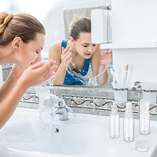 Travel Bottles for Toiletries, 9 PCS Leak Proof Refillable Travel Containers Liquid Containers with Clear Toiletries Bag for Cosmetic Shampoo Lotion Makeup Shower Hand Soap - Image 7