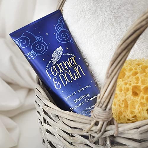 Feather & Down Travel Essentials Gift Set (Pillow Spray, Melting Shower Cream, Sleep Butter & Relaxing Roll-On) - Infused with Lavender & Chamomile Essential Oils. Vegan Friendly & Cruelty Free. - Image 5