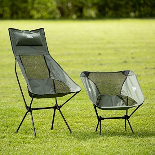 Trespass Folding Chair Lightweight Camping Fishing Steel Frame Carry Bag Perch - Image 9