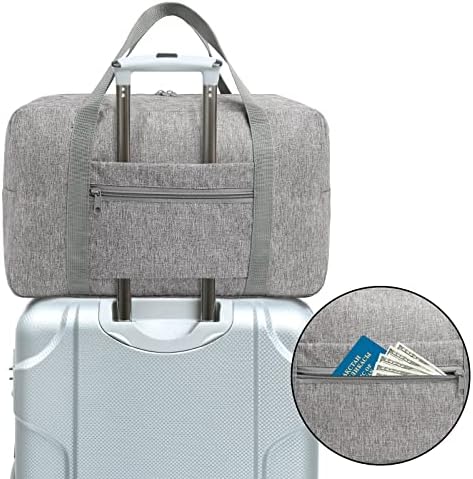 Ryanair Cabin Bags 40x20x25 Underseat Cabin Bag Travel Duffel Bag Foldable Holdall Tote Carry on Cabin Luggage Overnight Weekend Bags Gifts for Women and Men - Image 6