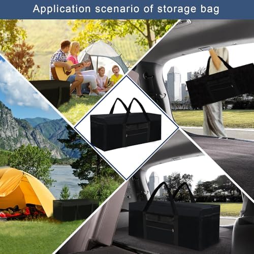 3 Pack 110L Travel Duffle Bag, Extra Large Heavy Duty 1680D Oxford Fabric Holdall Bag, Foldable Long Sports Duffle Luggage Bags Durable & Water Resistant - Image 7