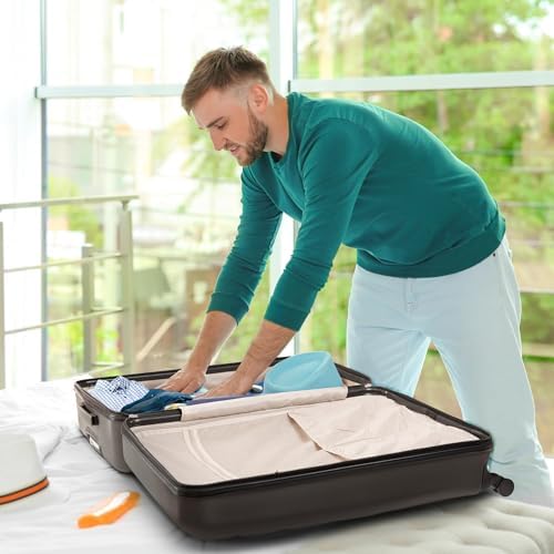 Aerolite Large Lightweight ABS Hard Shell Travel Hold Check in Luggage Spinner Suitcase with 4 Wheels, 29" - Image 4