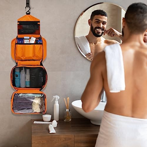 Hanging Travel Toiletry Bag, Waterproof Folding Portable Cosmetic Bag, Wash Bag for Men and Women… - Image 5