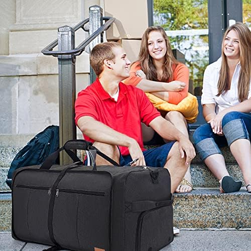 Urtala Travel Duffel Bag for Men & Women, 120L Holdall Bag Foldable Weekend Overnight Bag with Shoe Compartment & Shoulder Strap, Lightweight Waterproof - Image 7