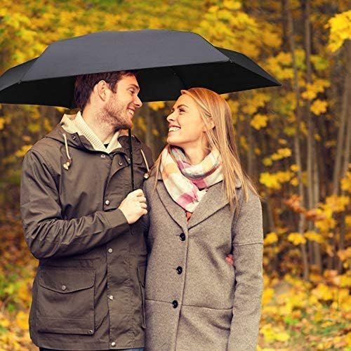 Vicloon Mini Travel Umbrella, Pocket Umbrella, Portable Compact Folding Umbrella, Small Light-Weight Waterproof Umbrella, Rain and Sun Umbrella (Black) - Image 7