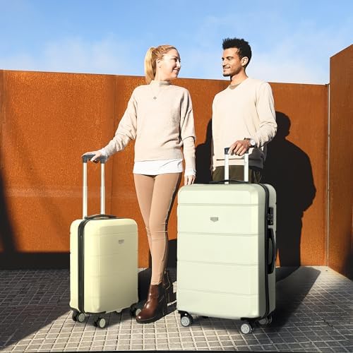 LUGG Travel Suitcase Set - Jetset 3-Piece Hard Shell Luggage, 20" 25" 29 Strong & Lightweight with Secure TSA Lock, Smooth 360° Wheels, Internal Pockets - Airline Approved - Image 7