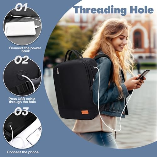 for Easyjet Cabin Bag 45x36x20 Underseat Hand Luggage Travel Backpack Rucksack Carry ons for Women Men - Image 5