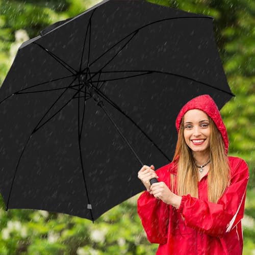 6 Pack Folding Travel Umbrella, Automatic Open Umbrellas Bulk, 8 Ribs Windproof Compact Umbrellas, Portable Sun Rain UV Auto Open & Close Umbrella for Men Women, Black - Image 5