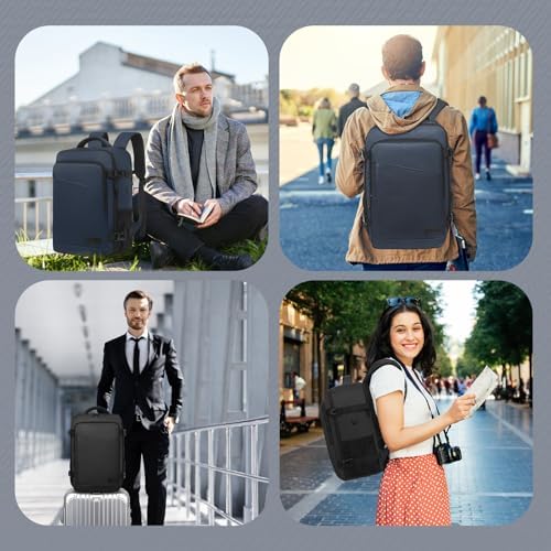 Yankony for Ryanair Cabin Bags 40x20x25 Underseat Cabin Bag, Small Travel Backpack Cabin Size Carry on Hand Luggage Bag for Airplanes, Multiple Pockets Comfort Rucksack 20L for Men and Women - Image 8