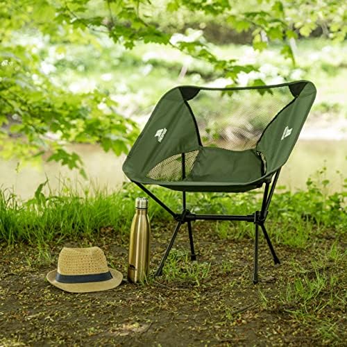 Trespass Folding Chair Lightweight Camping Fishing Steel Frame Carry Bag Perch - Image 2