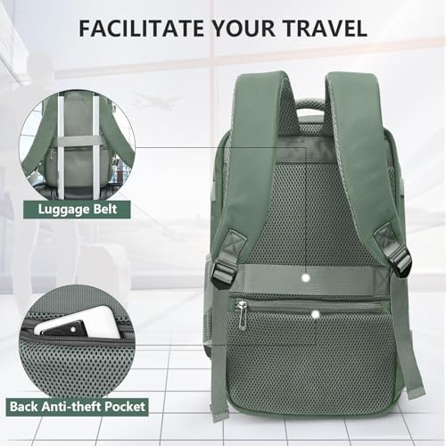 Cabin Bags 40x20x25 for Ryanair Underseat Carry-Ons Travel Bag - Hand Luggage Backpack Cabin Bag Small Size 20L - Office Daypack School Bag (Green) - Image 6