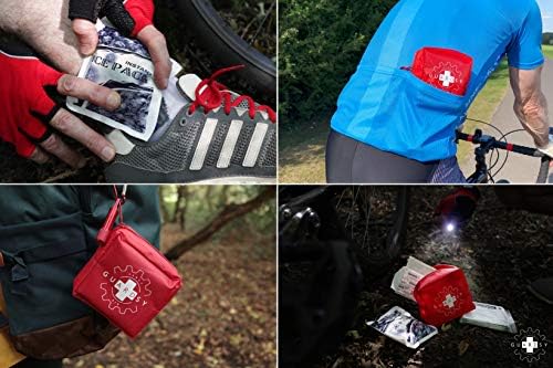 Guardsy Mini First Aid Kit | Compact Small Medical Emergency Survival Kit perfect for Car, Travel, Hiking, Camping, Outdoor, Cycling, Running, Home, Vehicle, Sports. With Digital First Aid Guide app - Image 7