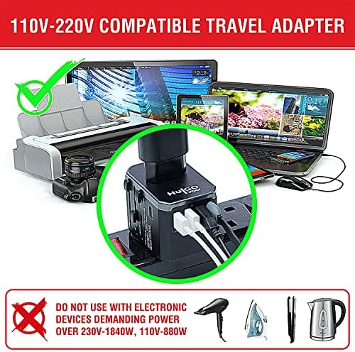 Universal Travel Adapter Worldwide: UK to USA, Japan, China, Thailand, South Africa, Europe, Brazil - Plug Adaptor 5.6A Multi USB-A + 3.0A Type-C Charger, Essential for Travel Across 200+ Countries - Image 8