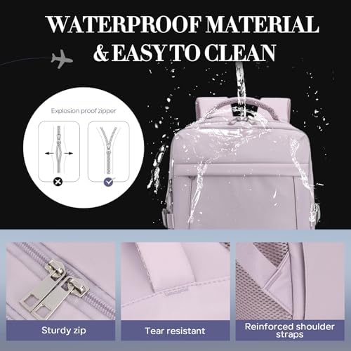 for Ryanair Cabin Bags 40x20x25 Underseat Cabin Bag, Small Travel Backpack Cabin Size Carry on Bag for Airplanes Multiple Pockets Comfort Airback Backpack 20L Cabin Size for Men and Women - Image 6