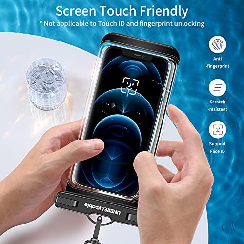 UNBREAKcable Waterproof Phone Case, 2-Pack IPX8 Universal Waterproof Phone Pouch Dry Bag for iPhone 16 15 14 13 12 11 Pro Max XR X XS SE 2022 Samsung S24 S23 S22 S21 Ultra Huawei P70 Mate 70 up to 7" - Image 4