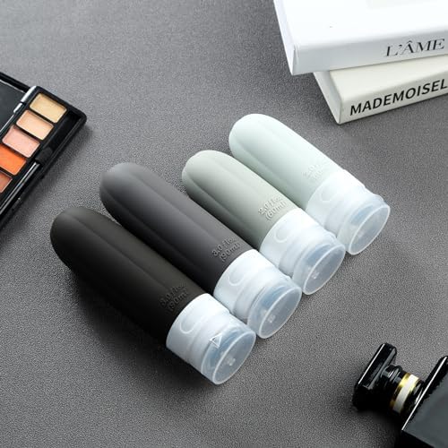 Gemice 16 Pack Travel Bottles Set, CAA Approved Leak Proof Silicone Squeezable Containers for Toiletries, Refillable Accessories 60ml 90ml for Conditioner, Shampoo, Lotion & Body Wash (BPA Free) - Image 6