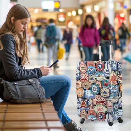 Kaket Suitcase Cover, Elastic Luggage Cover for 18-28Inch Luggage, Travel Suitcase Covers, Dustproof & Scratchproof Luggage Protector - Image 5
