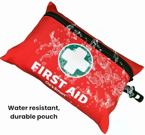 it's Smart Premium First Aid Kit 110 Pieces - for Travel Essentials, Hiking, Home, Camping and Car - Includes Emergency Blanket, Plasters, Bandages, Eyewash and Other First Aid Essentials - Red - Image 5