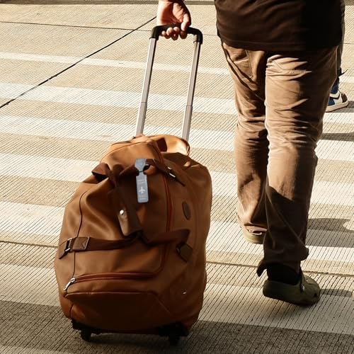 Travel in Style with 4 Luggage Labels - Name, Address, & Phone Number - Perfect Baggage or Handbag Identifier - Anti-Lost Travel Accessories - Image 5