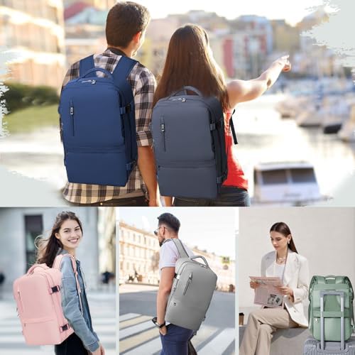 for Ryanair Cabin Bags 40x20x25 Underseat Travel Backpack Cabin Size for Mens Womens Hand Luggage Carry-Ons Laptop Backpack for Men Under Seat Flight Bag, with Chest Strap - Image 8