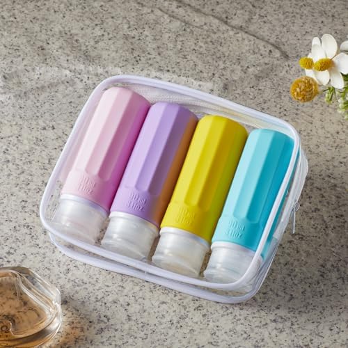 INSFIT Travel Bottles for Toiletries, CAA Approved 90ml Travel Containers for Toiletries, BPA Free Leak Proof Squeezable Travel Size Bottles for Shampoo Conditioner Lotion Body Wash with Labels - Image 6