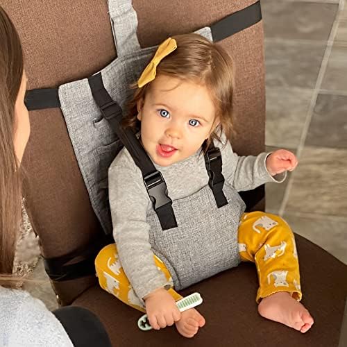 Baby Chair Safety Seats with Straps High Chair Harness Seat Toddler Travel high Chair seat Travel Booster Seat highchair Harness Portable Seat Strap for Travel/Home/Restaurants/Shopping - Image 2