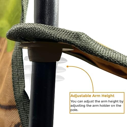 Crystals Camping Chair Heavy Duty, Compact Structure, Lightweight, Waterproof & Foldable with Cup Holder, Ideal for Garden, Fishing, Picnic, Camping & Travel Comfort (One Chair) - Image 4