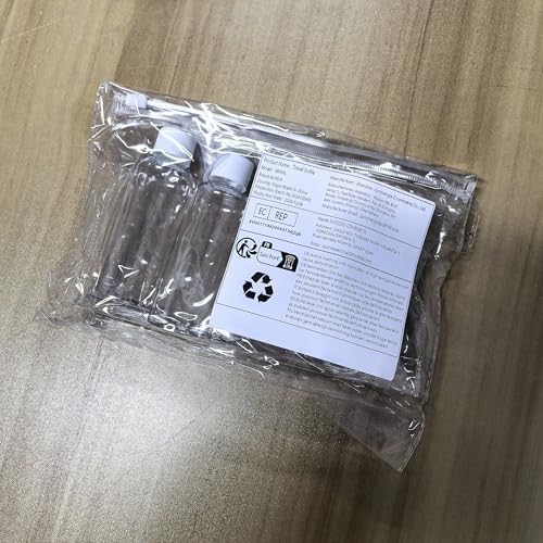 4pcs Travel Bottles,80ml Refillable Clear Empty Plastic Travel Size Containers Bottles with Screw Lids for Toiletries,Soap,Shampoo and Conditioner - Image 2