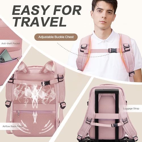 for Ryanair Cabin Bags 40x20x25 Underseat Carry On Travel Backpack for Ryanair Cabin Size Hand Luggage Backpack Flight Bag with with Anti Theft Pocket - Image 4