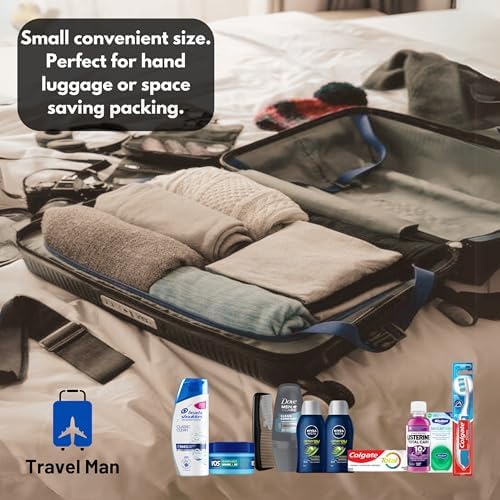 Travel Toiletries Set For Men - Mini Toiletries Travel Kit With Travel Size Essentials, Airport Approved Liquids And Clear Travel Bag With Travel Man Checklist - Image 5