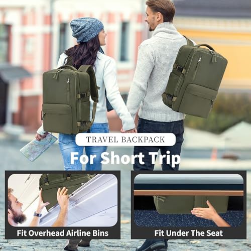 RMW Cabin Bags 40x20x25 for Ryanair Underseat Carry-ons Waterproof Hand Luggage Bag Travel Backpack Cabin Size Underseat Cabin Bag Anti-Theft Pocket Office Daypack School Bag - Image 6