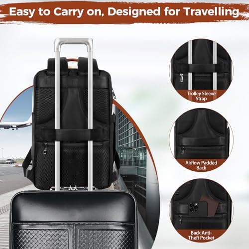 Cabin Bags 40×20×25 for Ryanair Underseat Carry-ons Travel Backpack Hand Luggage Bag Cabin Flight Rucksack Casual Daypack School Office Backpack Fit 14 Inch Laptop - Image 5