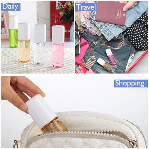 Travel Spray Bottles 40ml/1.35oz Fine Mist Empty Spray Bottles (4PCS) Mini Refillable Plastic Travel Bottle Set for Traveling and Outgoing - Image 5