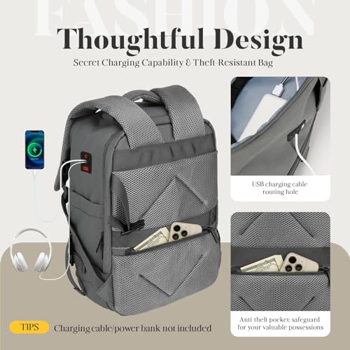 for Ryanair Cabin Bags 40x20x25 Underseat Carry-ons, Water-Resistant Travel Backpack Cabin Size, Hand Luggage Bag for Airplane with Anti-Theft Pocket - Image 4