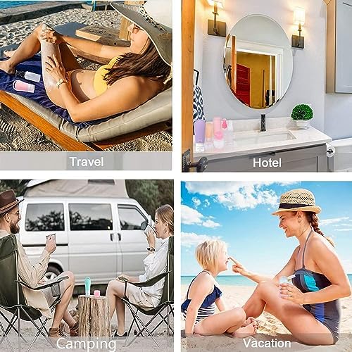 Anuige Travel Bottles,Travel Bottles for Toiletries,Leak Proof Refillable Silicone Travel Containers,Travel Containers for Shampoo Conditioner Lotion Body Wash(14 Pack) - Image 7