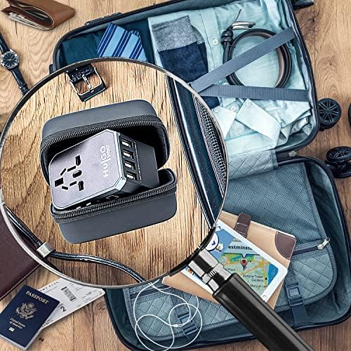 Universal Travel Adapter Worldwide: UK to USA, Japan, China, Thailand, South Africa, Europe, Brazil - Plug Adaptor 5.6A Multi USB-A + 3.0A Type-C Charger, Essential for Travel Across 200+ Countries - Image 7