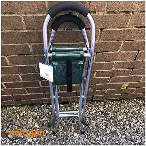 Lightweight Folding Portable Walking Stick Chair Seat Stool Ideal for Hiking Camping Fishing - Image 4