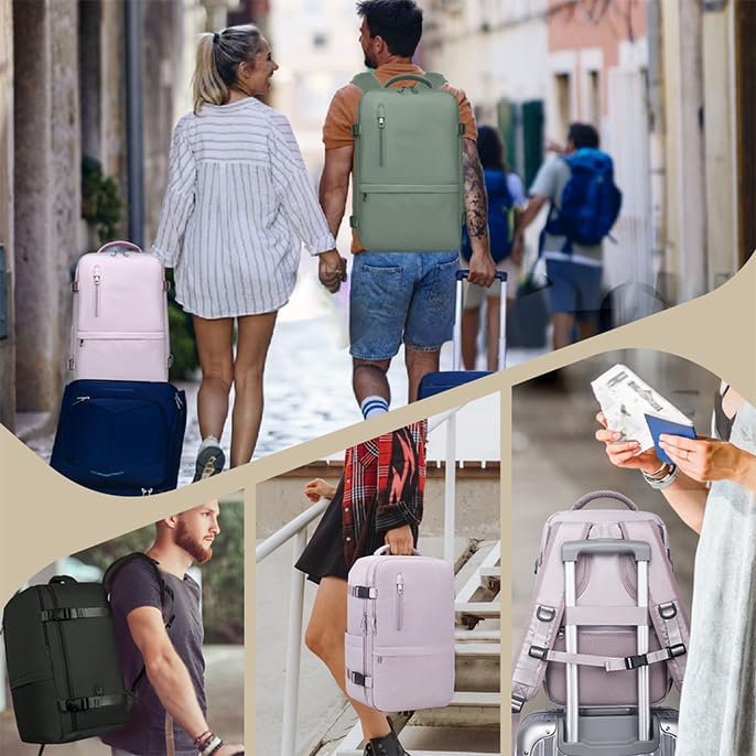for Ryanair Cabin Bags 40x20x25, Travel Backpack Womens Underseat Cabin Bag Small Hand Luggage Bag Carry-ons Cabin Backpack Cabin Size Airback Backpack Flight Bag with Bottle Holder - Image 7